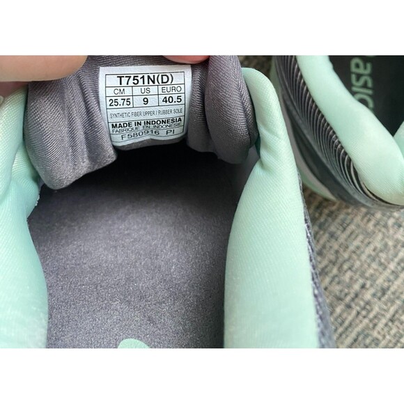 Women's Asics GEL-Flux 3 Running Shoes - Titanium/White/Enamel Blue - Size 9 D - Picture 8 of 11